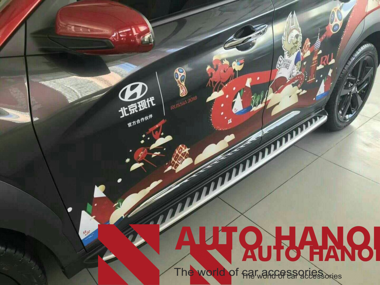 Bậc lên xuống mẫu LSA-001 dành cho Hyundai Kona