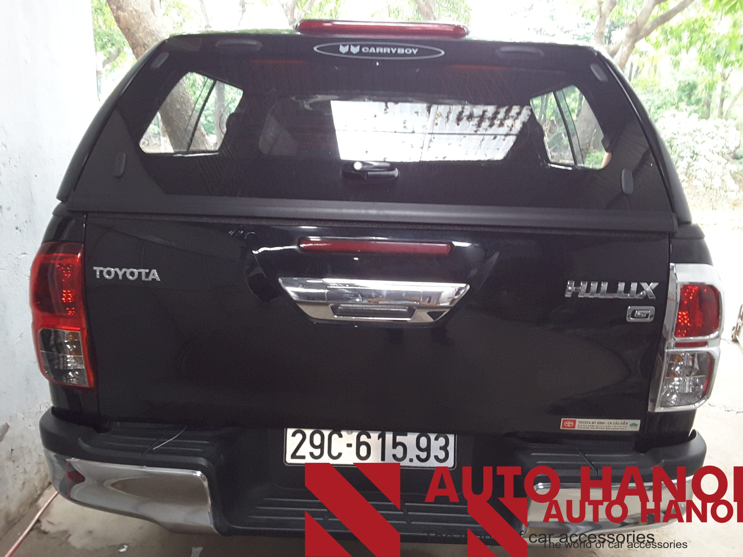 Nắp thùng cao Caryboy S560 Thái Lan kính lùa cho Hilux - Ảnh 2