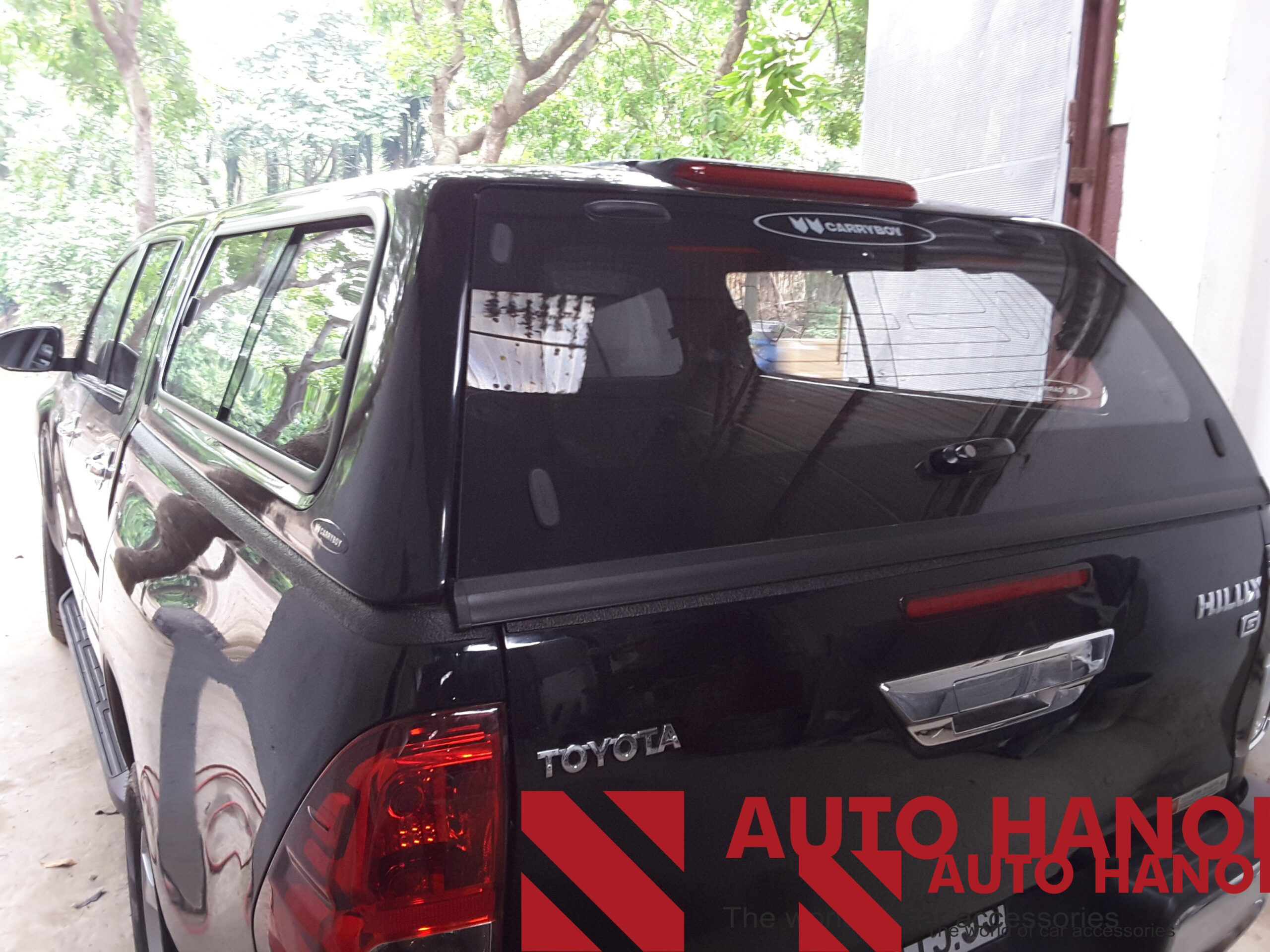 Nắp thùng cao Caryboy S560 Thái Lan kính lùa cho Hilux - Ảnh 3