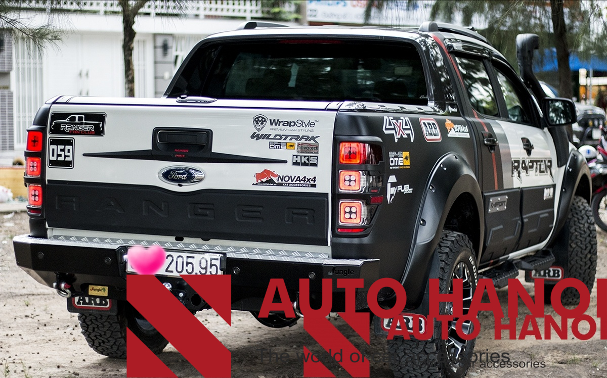 Cản sau Jungle thái lan lắp xe Ford ranger từ 2015 đến nay - Ảnh 2