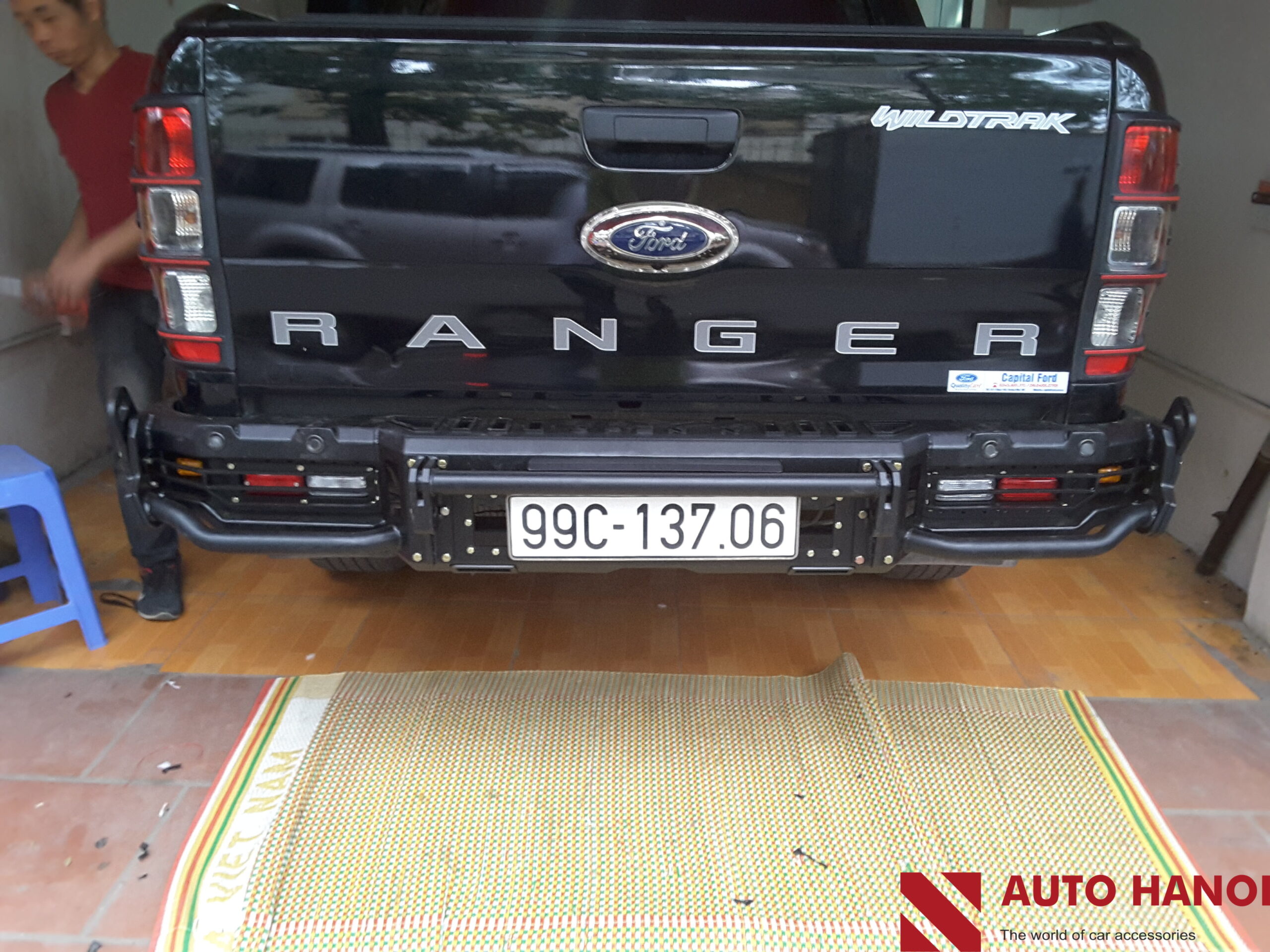 Mẫu cản sau độ dành cho Ford Ranger hãng OPEN N