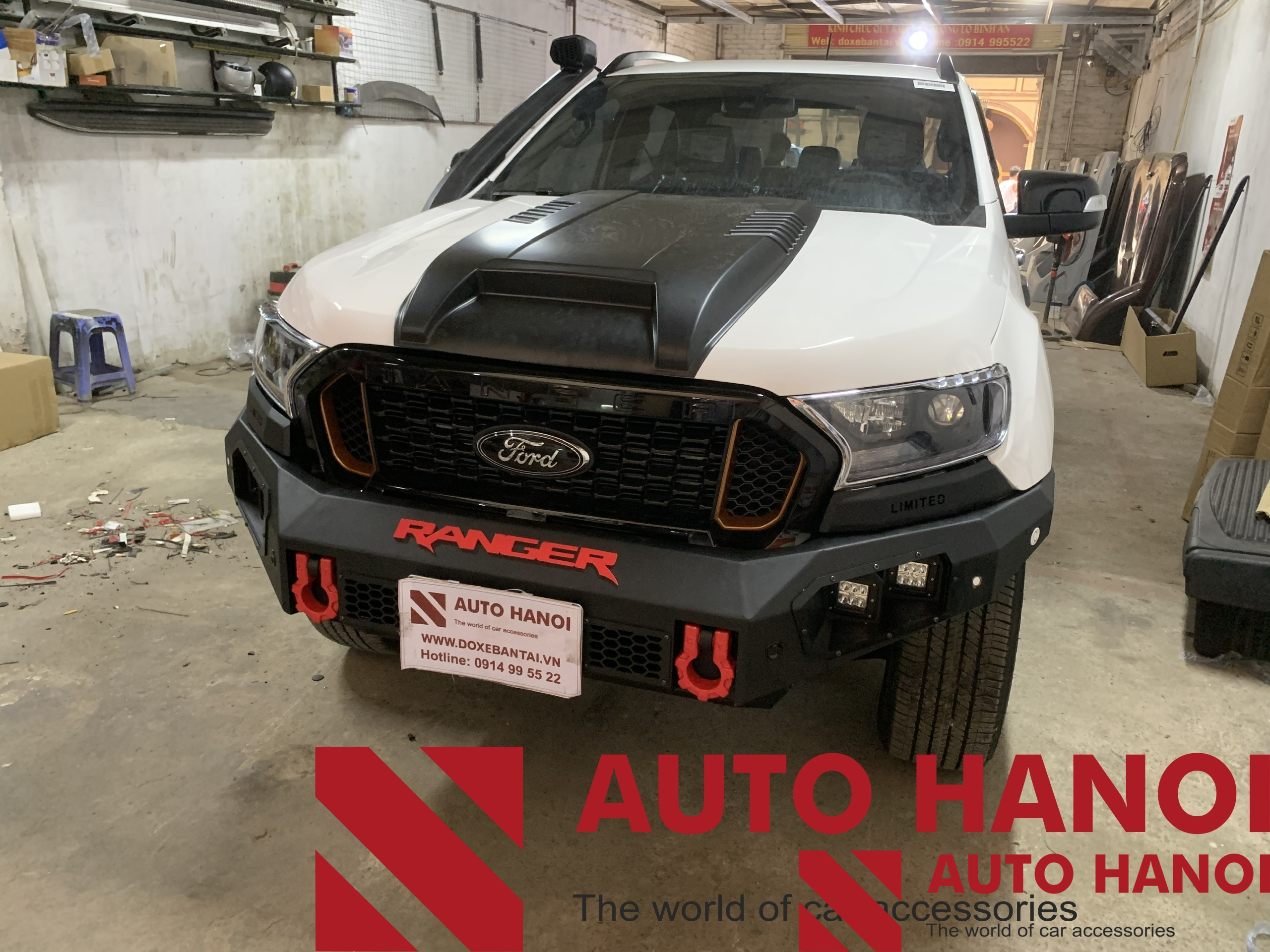 Mẫu cản trước Cantech dành cho Ford Ranger từ 2015 đến nay