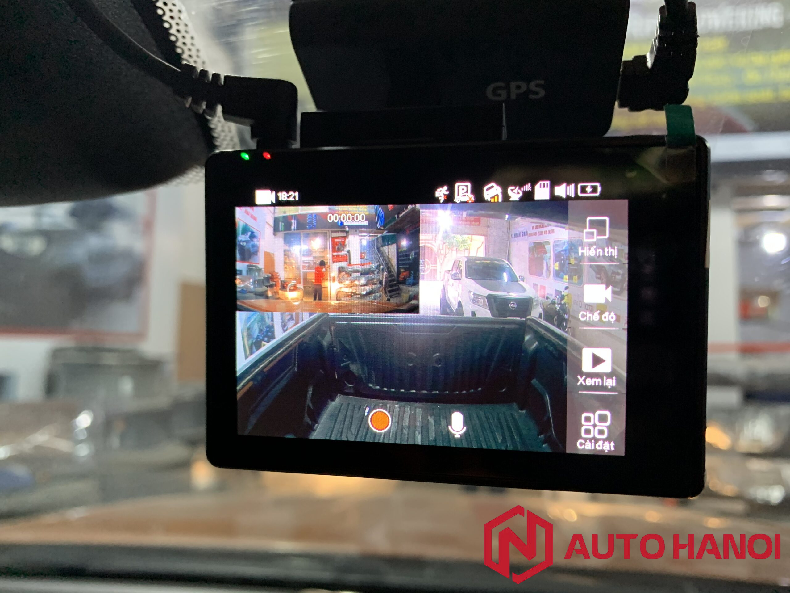 Camera hành trình ghi hình trước sau Vietmap C65 lắp xe Ranger Raptor XLS