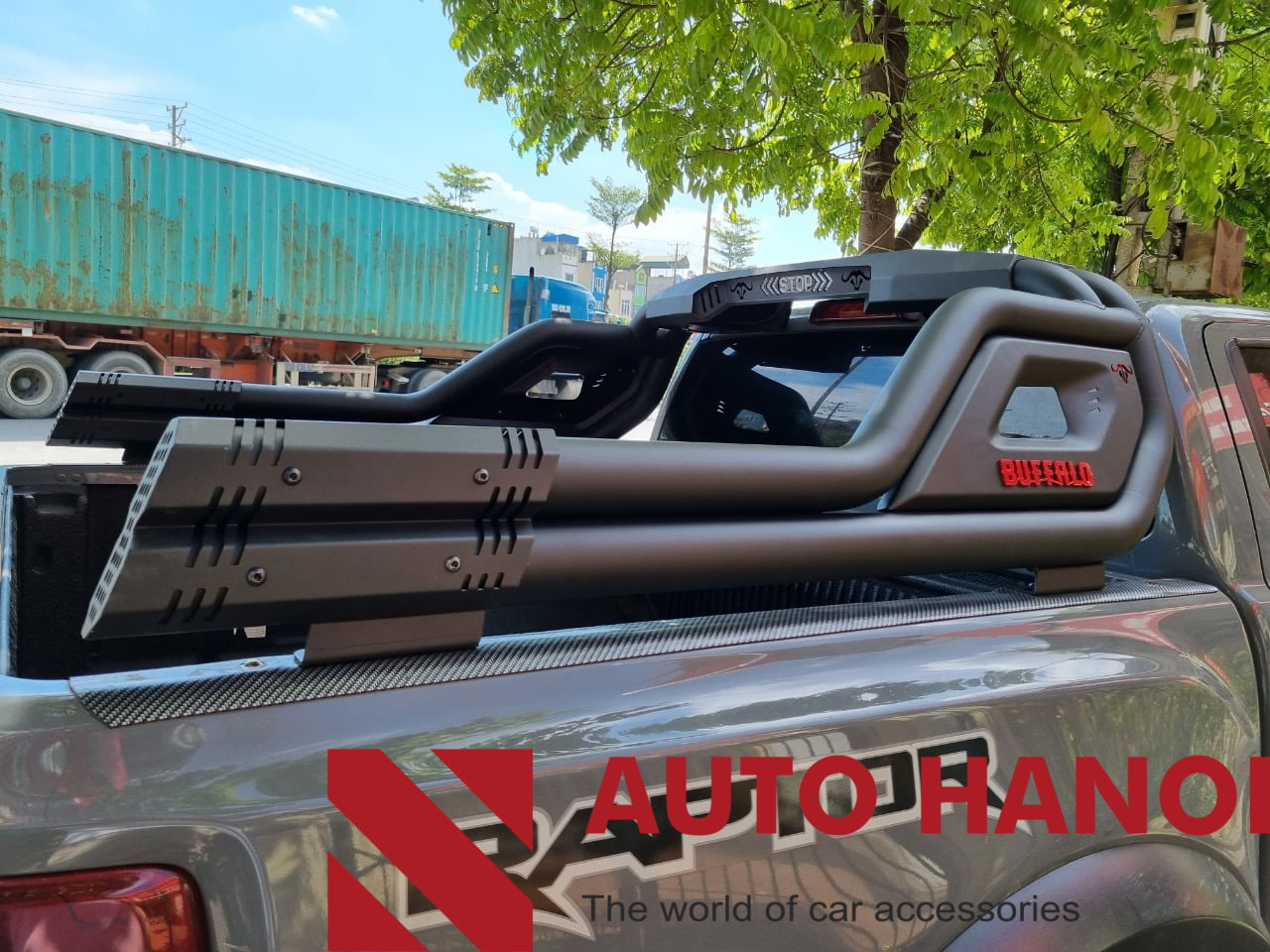 Thanh Thể Thao Ống Tròn Kép Cho Ranger , Raptor Hiệu Bufalo