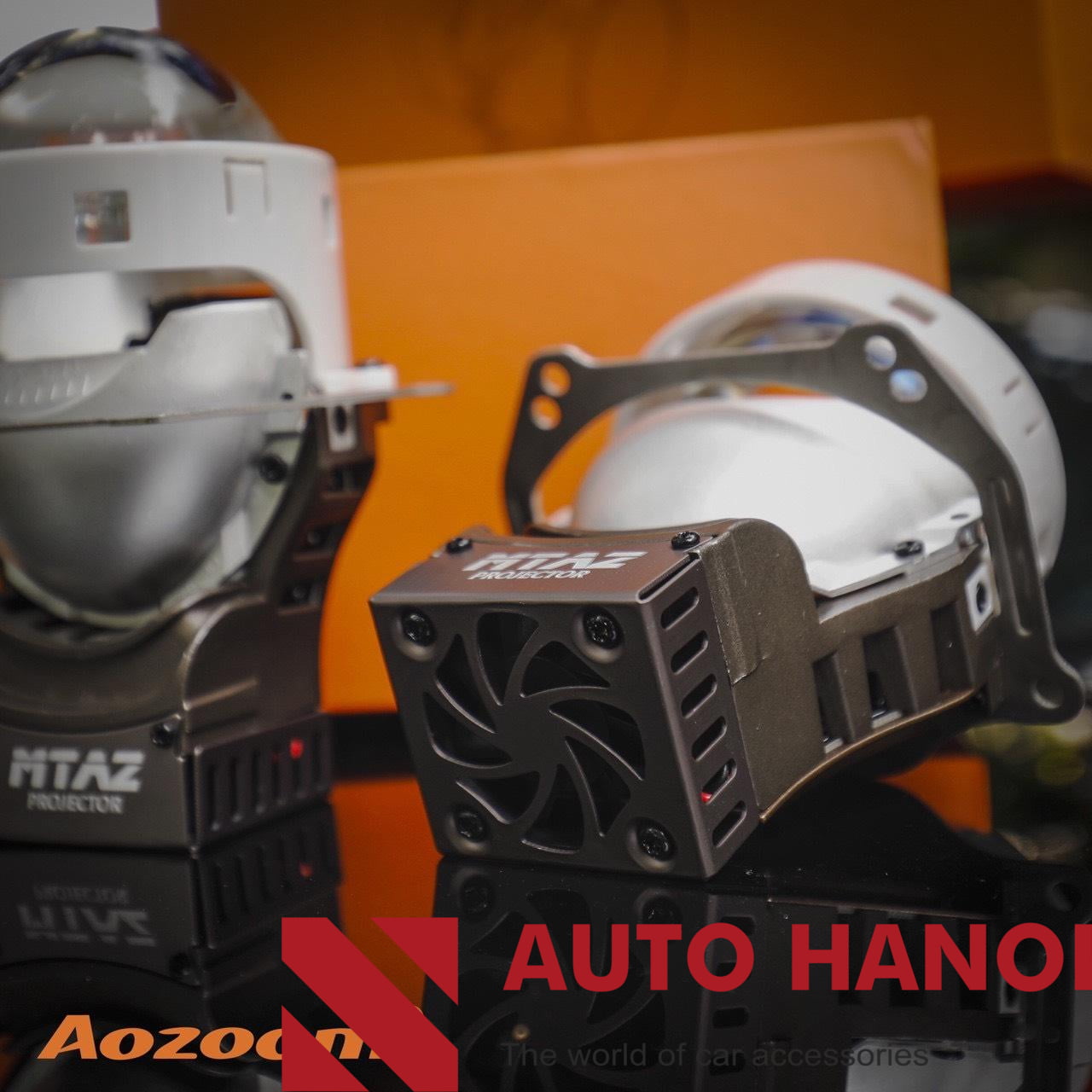 Độ Đèn pha Bi Led Aozoom MTAZ Cho Navara Từ 2015 Đến Nay - Ảnh 3