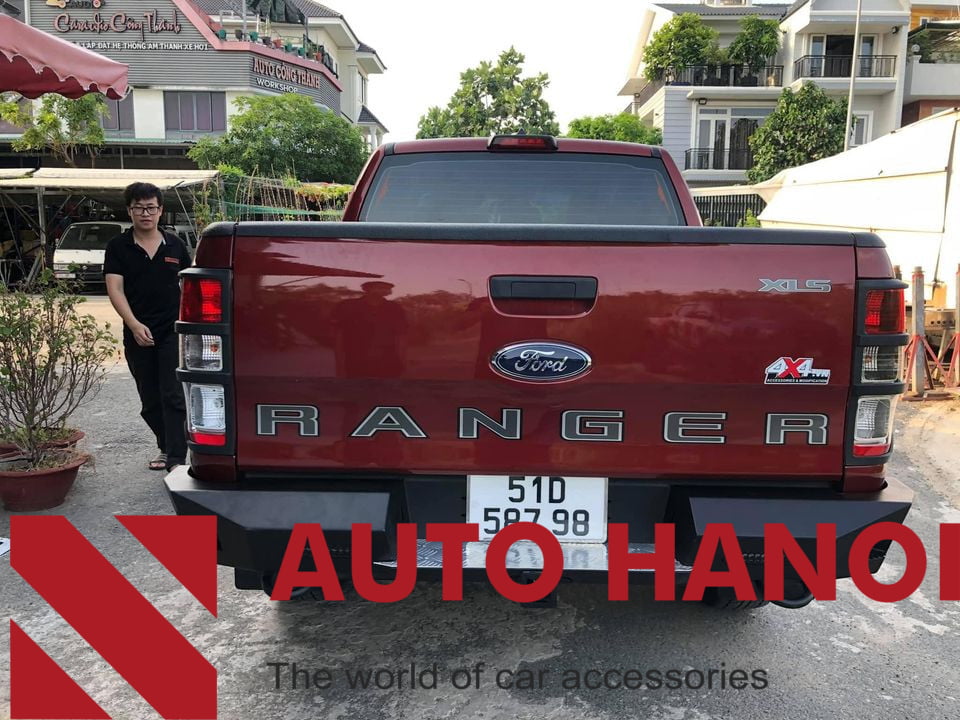 Mẫu Cản Sau Cantech Vuông Đặc Cho Các Xe Bán Tải Từ 2015 Đến Nay - Ảnh 3