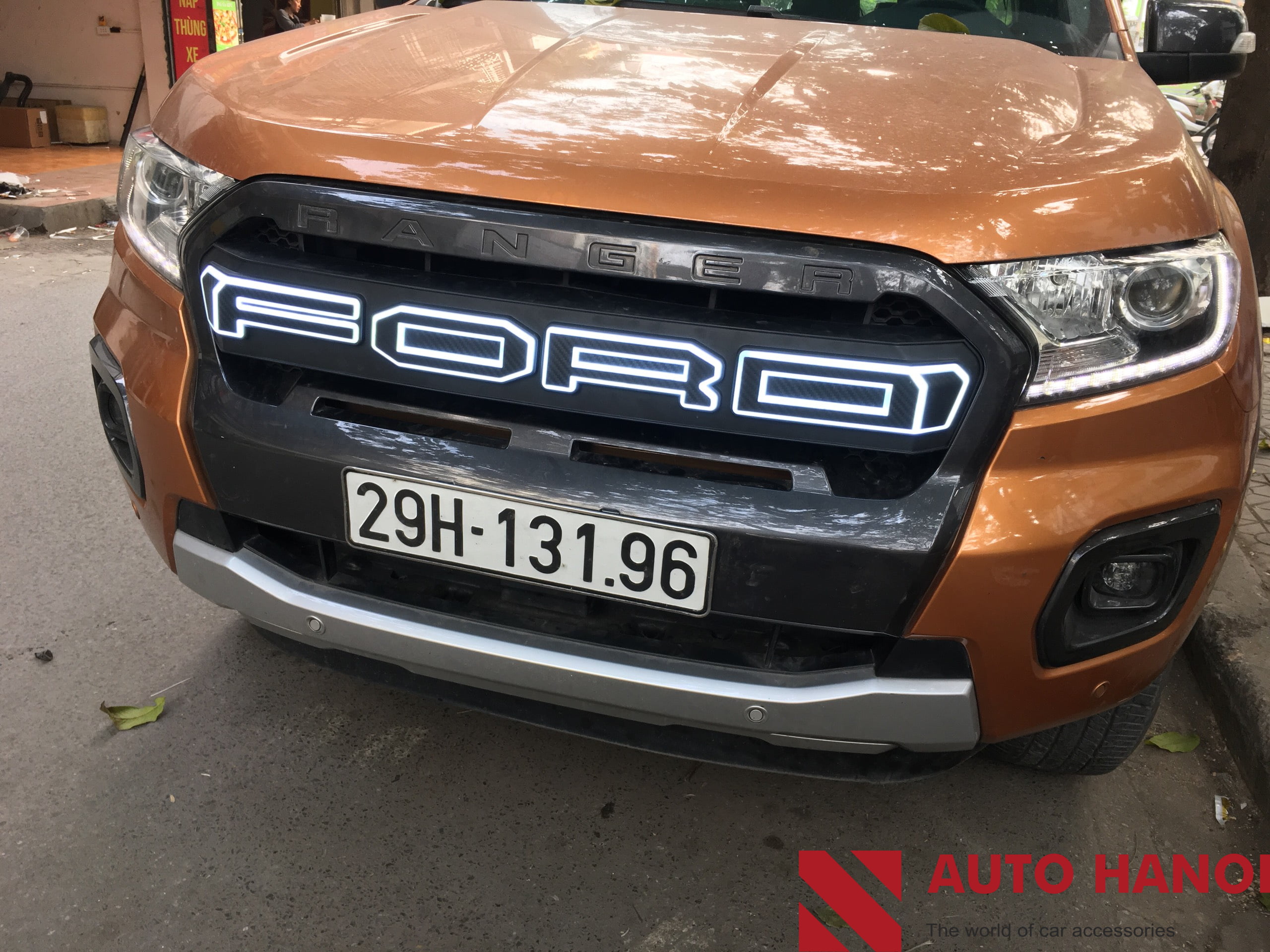 Mặt galang nhỏ có led cho Ford ranger 2015-2020 - Ảnh 2