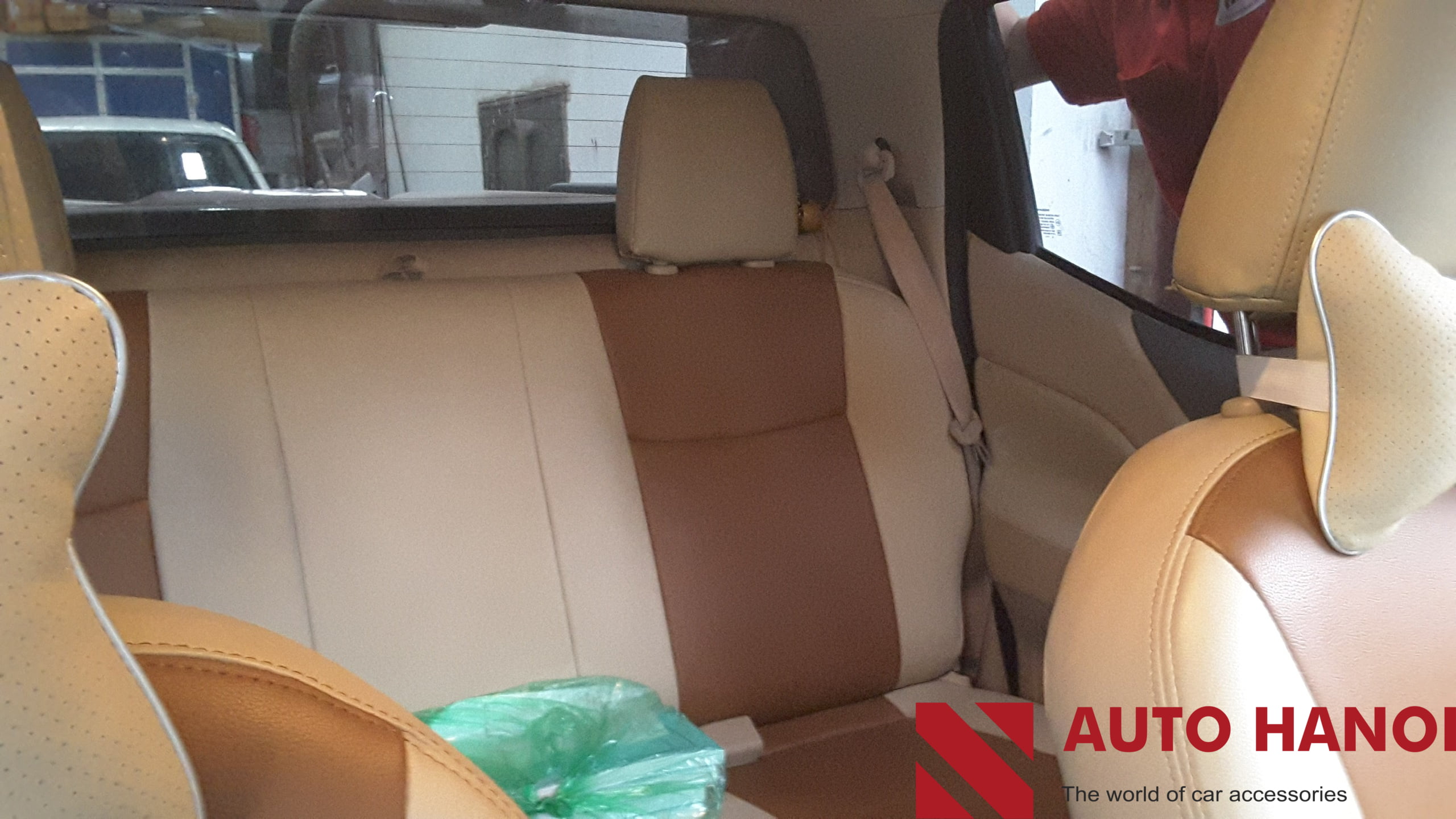 Ghế da công nghiệp loại 1 vân to cho Navara 2015-2021 - Ảnh 2