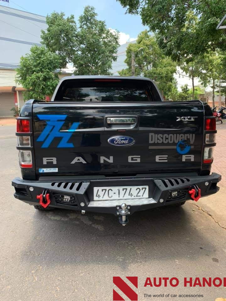 Cản Sau Cantech Mẫu 05 Dành Cho Ford Ranger, Hilux, Nissan Navara , ... Từ 2015 Đến Nay - Ảnh 4