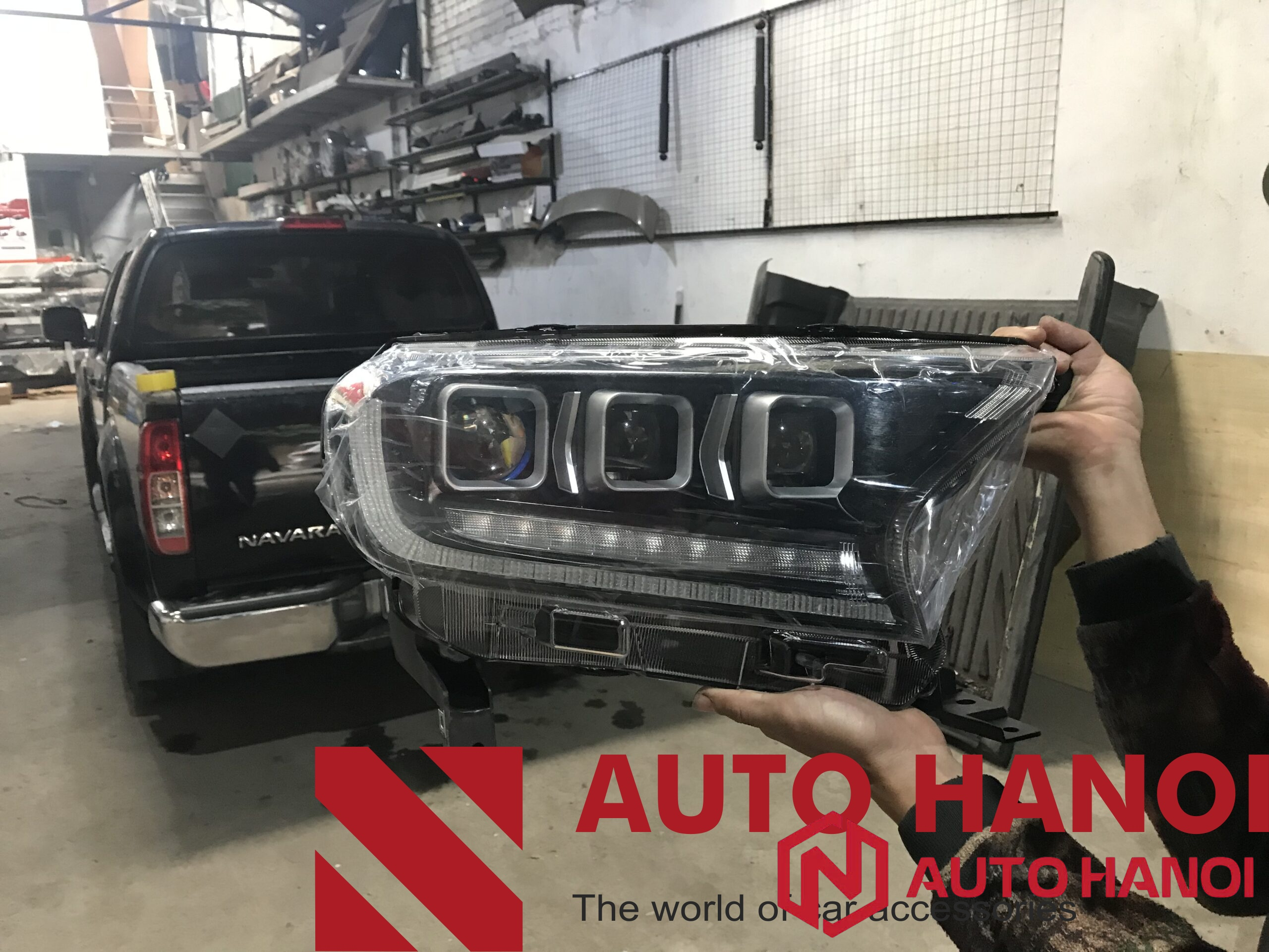 Đèn Bi 6 Bóng Nguyên Bộ Kiểu Bugatti Lắp Xe Ford Everest, Ranger , Raptor - Ảnh 2