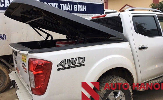 Nắp thùng Nissan Navarra 2015-2019 mở 45 và 90 độ - Ảnh 4