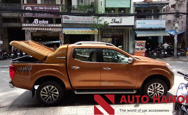 Nắp thùng thấp Nissan Navara kiểu fullbox 762 năm 2015 đến 2019 - Ảnh 3