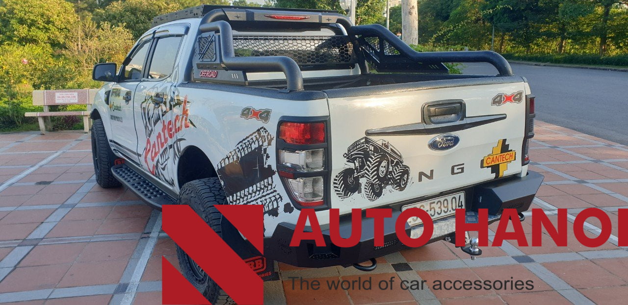 Cản Sau Cantech Dành Cho Ford Ranger Mẫu - 08 Từ 2015 Đến Nay