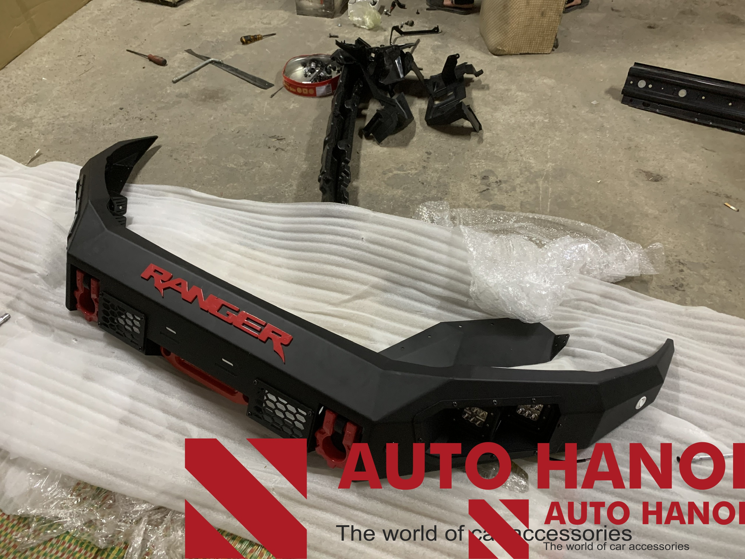 Mẫu cản trước Cantech dành cho Ford Ranger từ 2015 đến nay - Ảnh 2