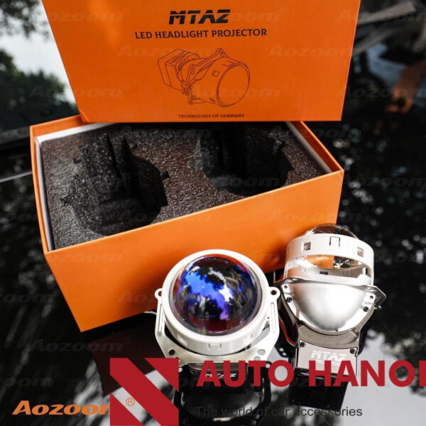 Độ Đèn pha Bi Led Aozoom MTAZ Cho Navara Từ 2015 Đến Nay