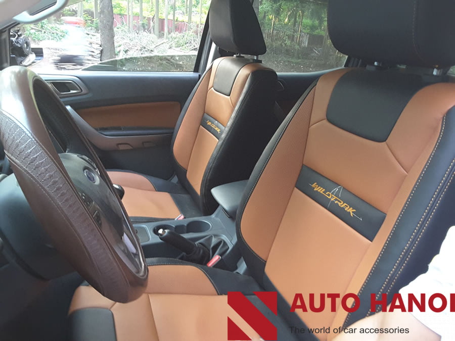 Ghế Da Công Nghiệp Loại 1 Lắp Xe Ranger loại vân to - Ảnh 2