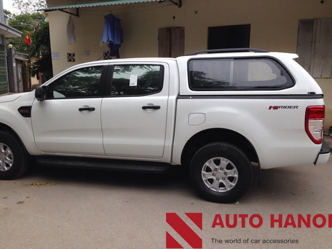 Nắp thùng Ford Ranger 2012-2019 kính lùa - Ảnh 2