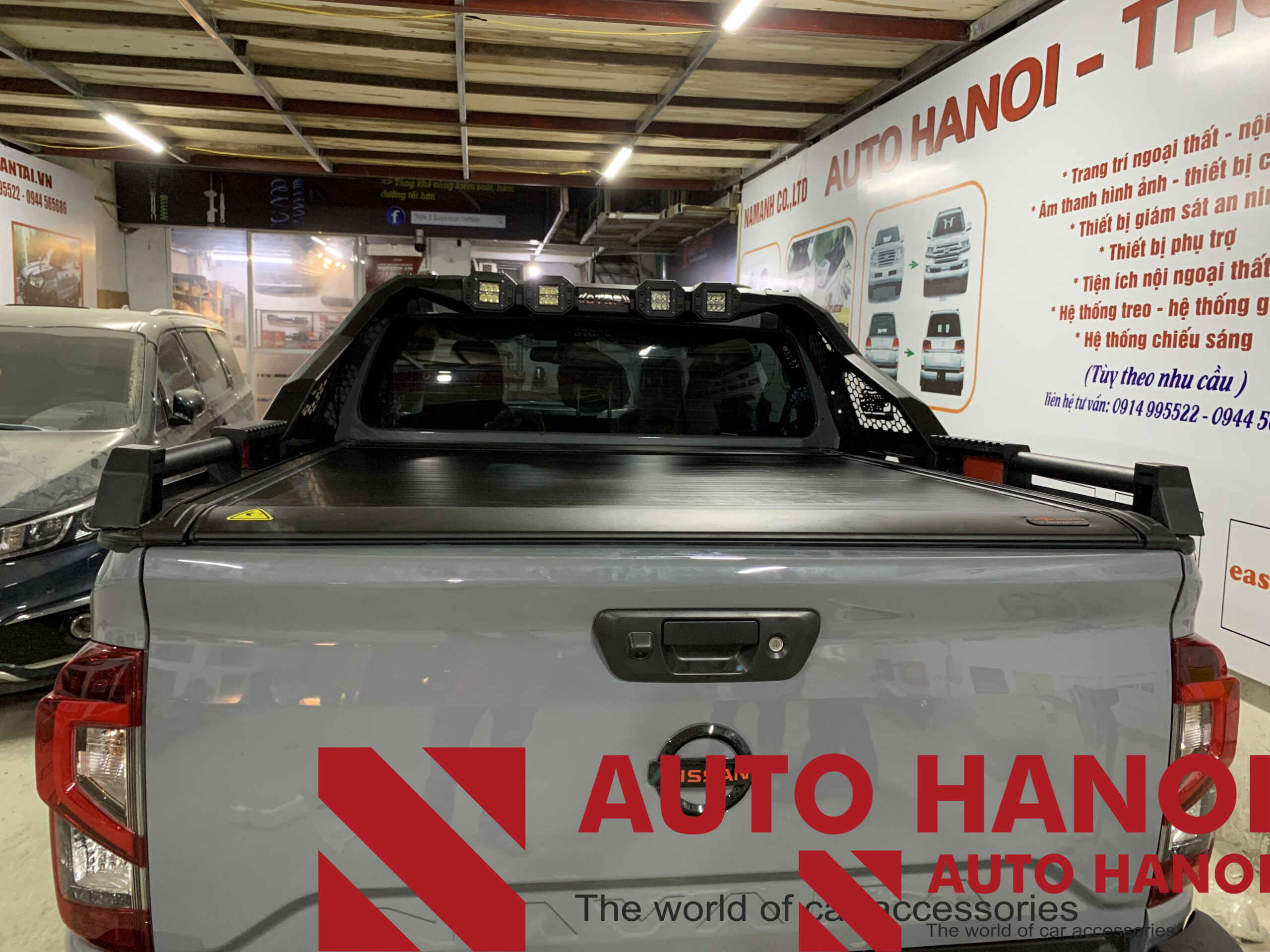 Nắp thùng cuộn điện Nissan Navara Pro 4X 2021-2023 - Ảnh 2