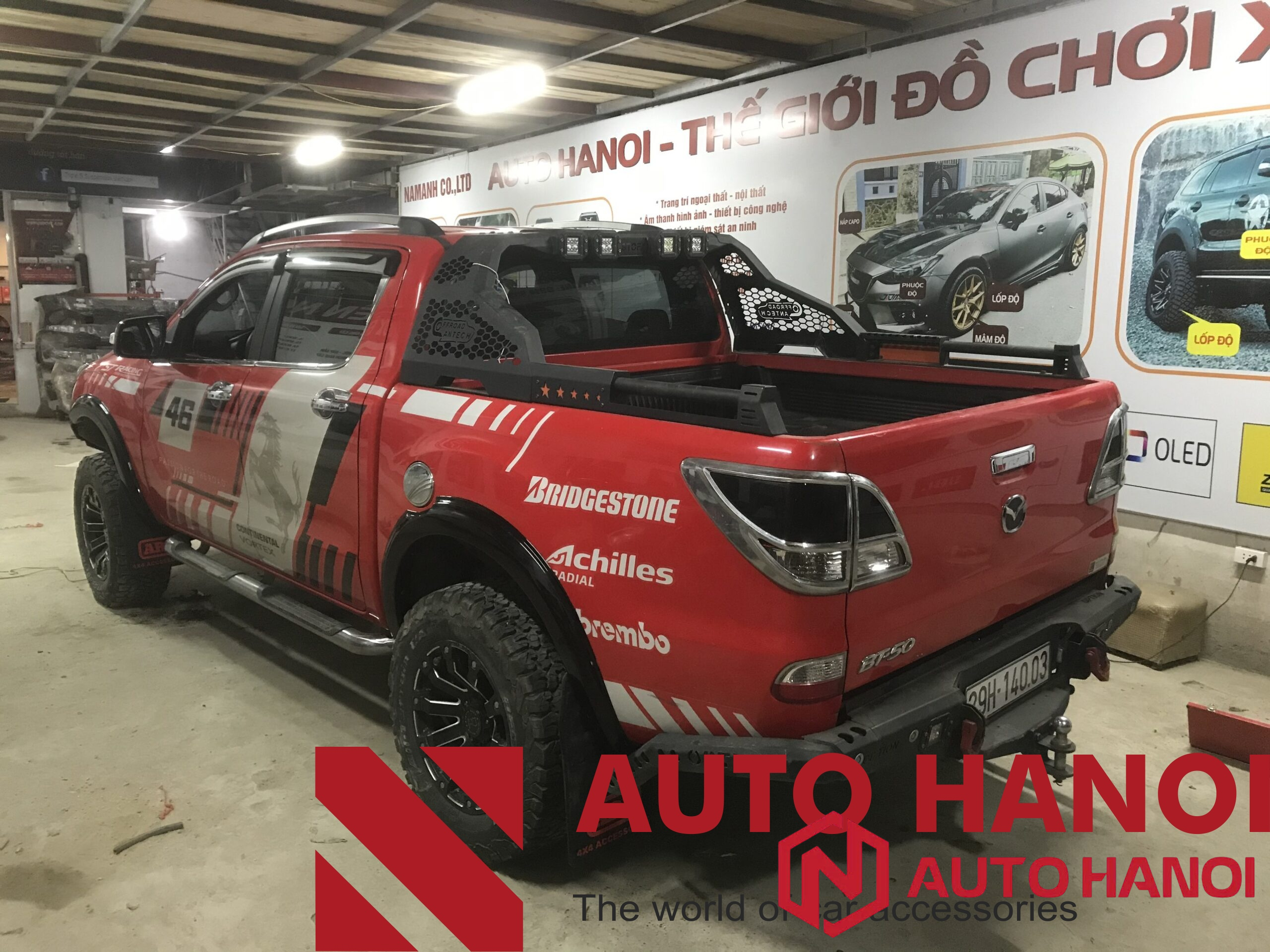 Độ thanh thể thao sắt dành cho BT-50