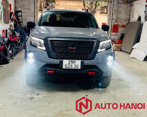 Độ đèn gầm Nissan Navara hãng Aozoom - Ảnh 9
