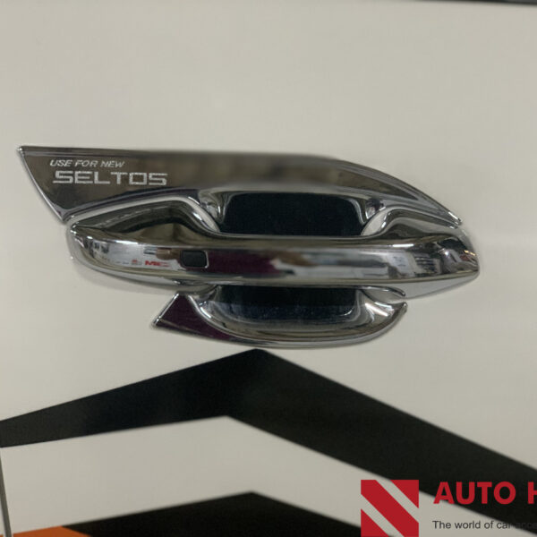 Hõm cửa chống xước cho Kia Seltos màu Crom