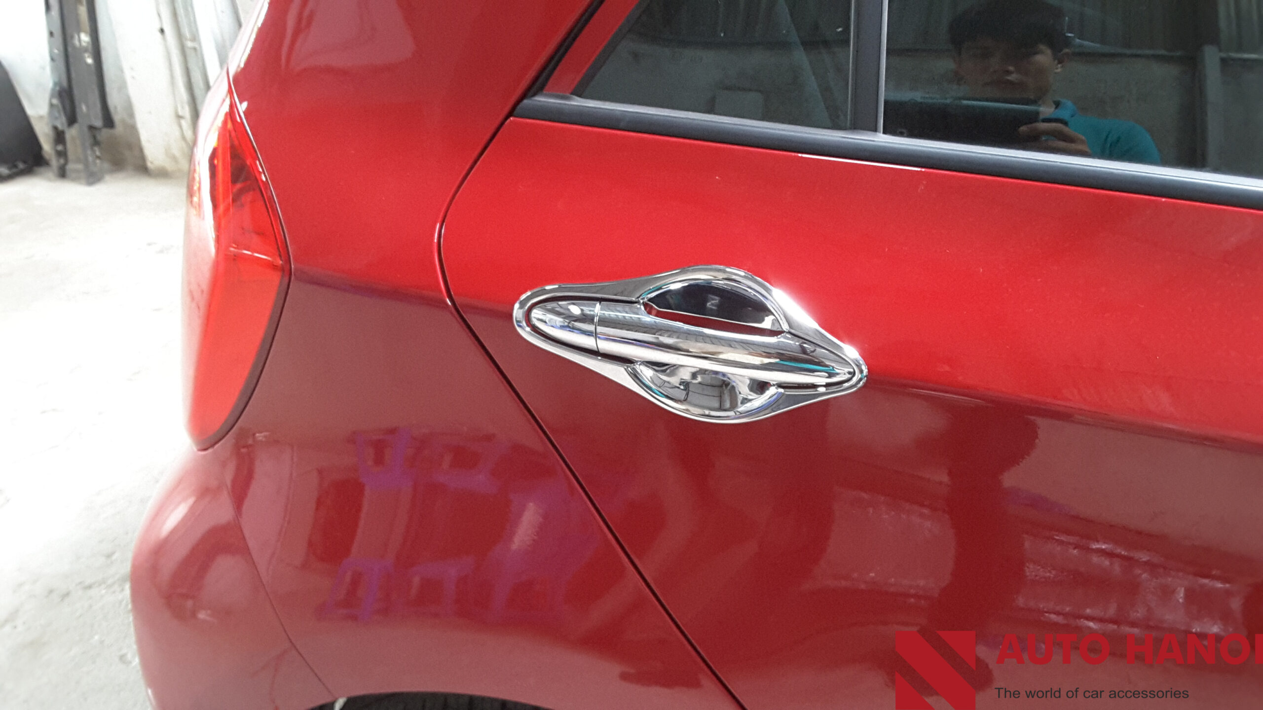 Hõm cửa chống xước Kia Morning - Ảnh 2