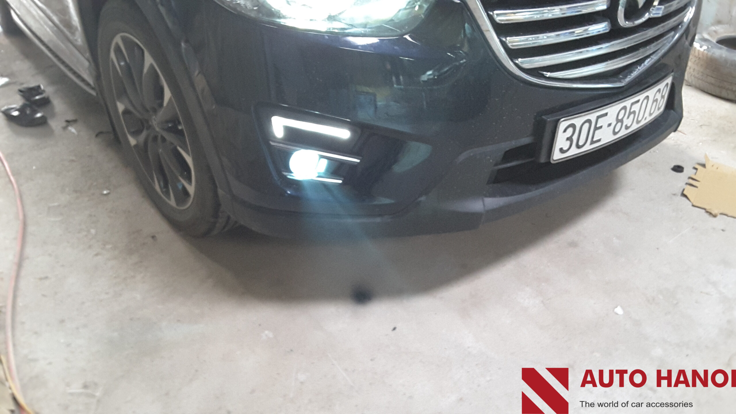 Độ đèn bi gầm Cx5 - Ảnh 2