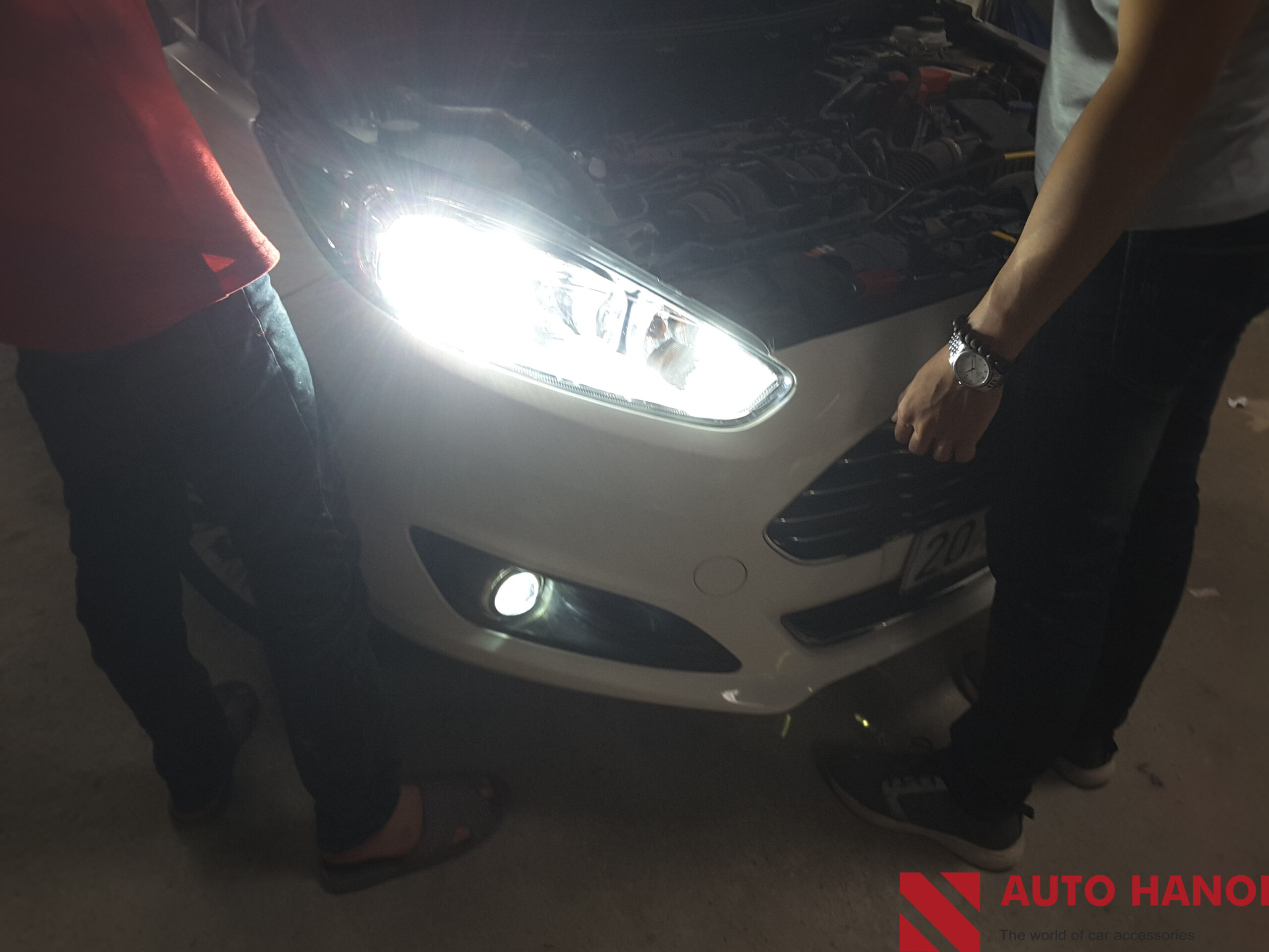 Độ Đèn Bi Pha Cos Fiesta - Ảnh 2