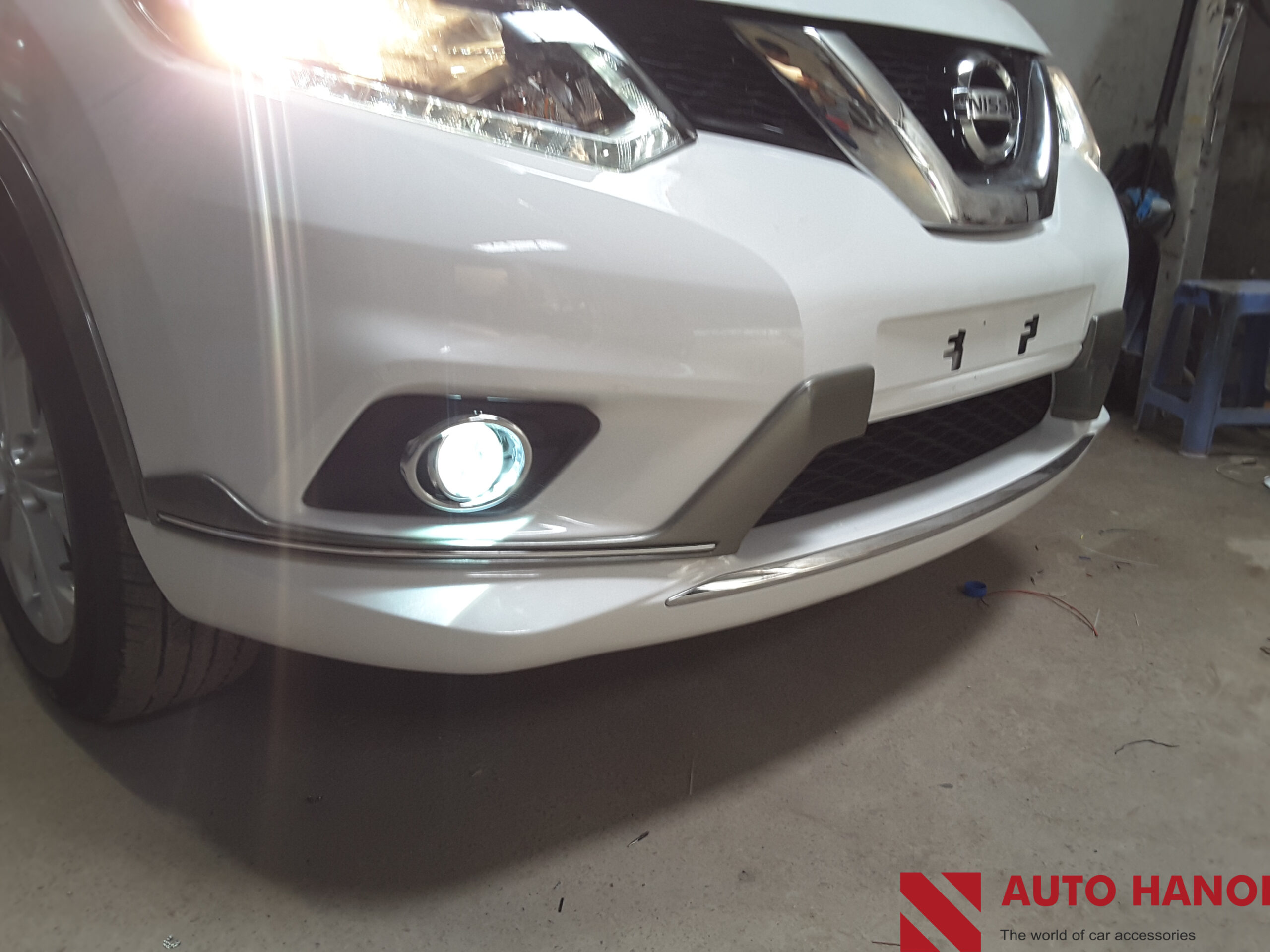 Độ Đèn Gầm Xtrail Bản Thiếu