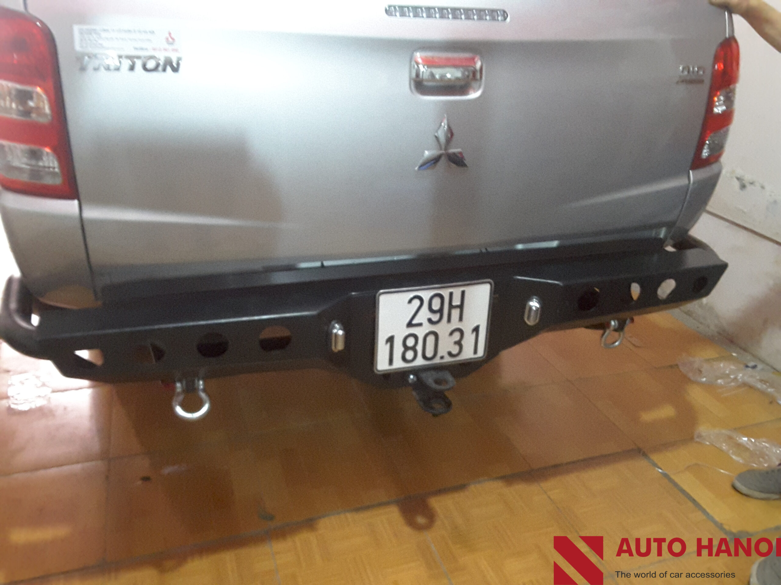 Mẫu Cản Sau Độ Cho Mitshubishi Triton Hãng JUNGLE Thái Lan - Ảnh 2