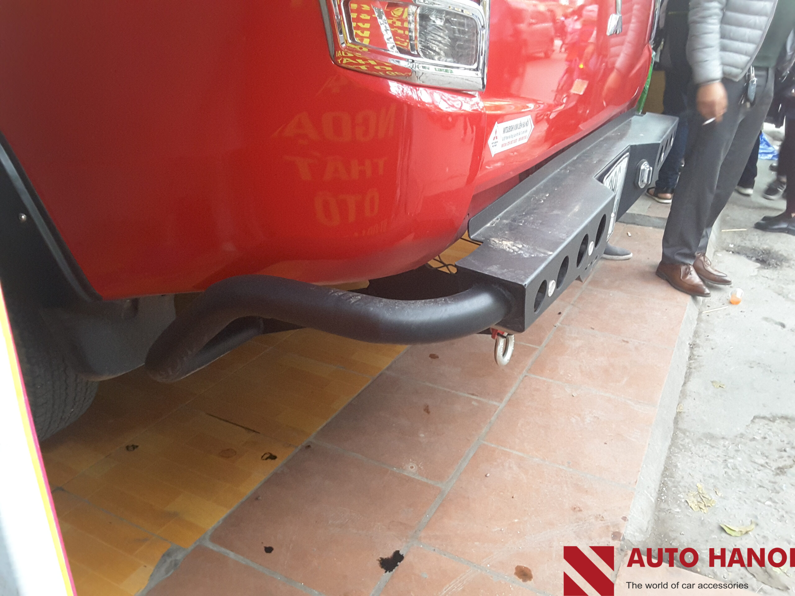 Mẫu Cản Sau Độ Cho Mitshubishi Triton Hãng JUNGLE Thái Lan