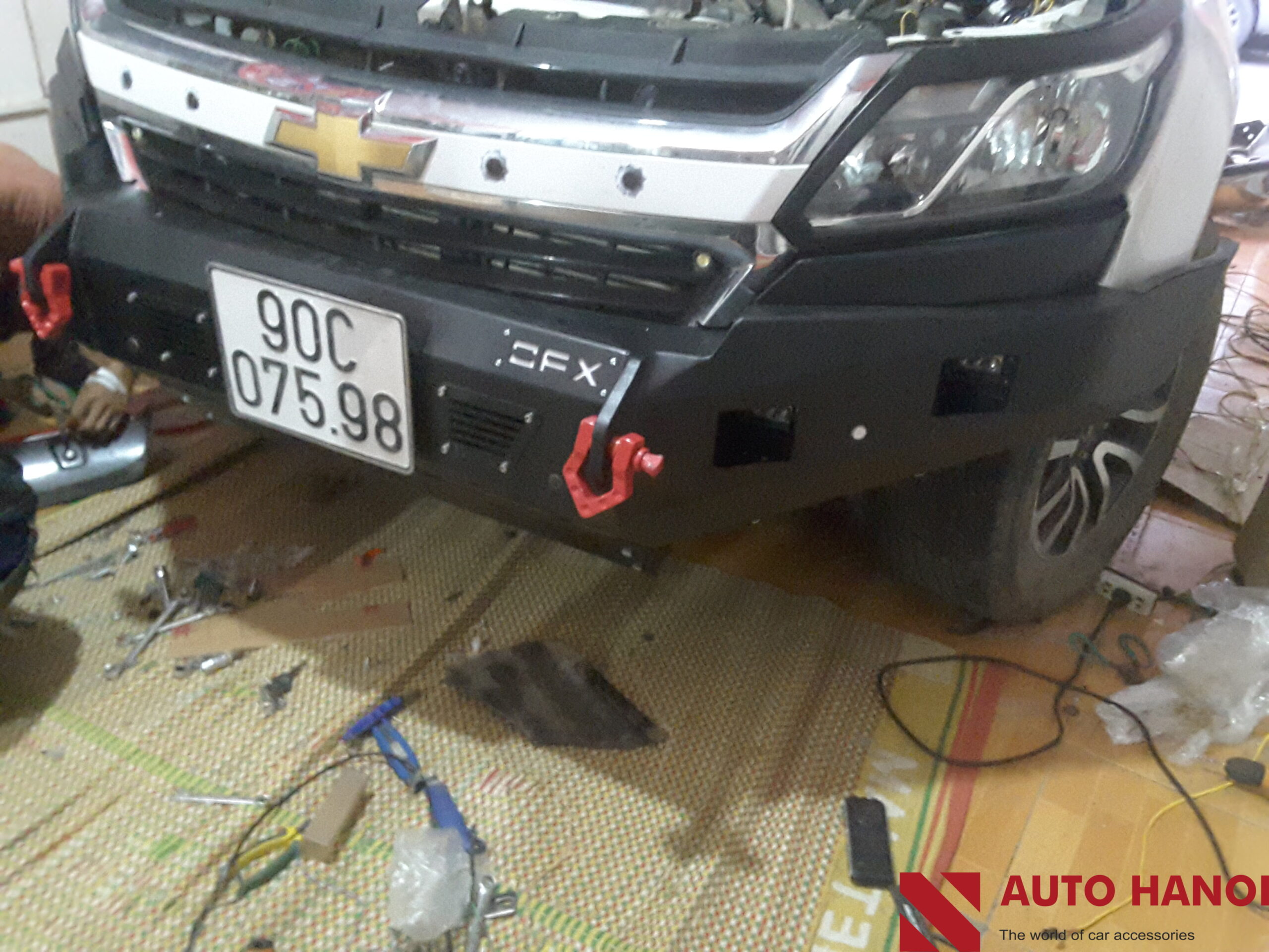 Mẫu Cản Trước Độ Dành Cho Xe Chevrolet Colorado Hãng OFF Road X Thái Lan - Ảnh 3