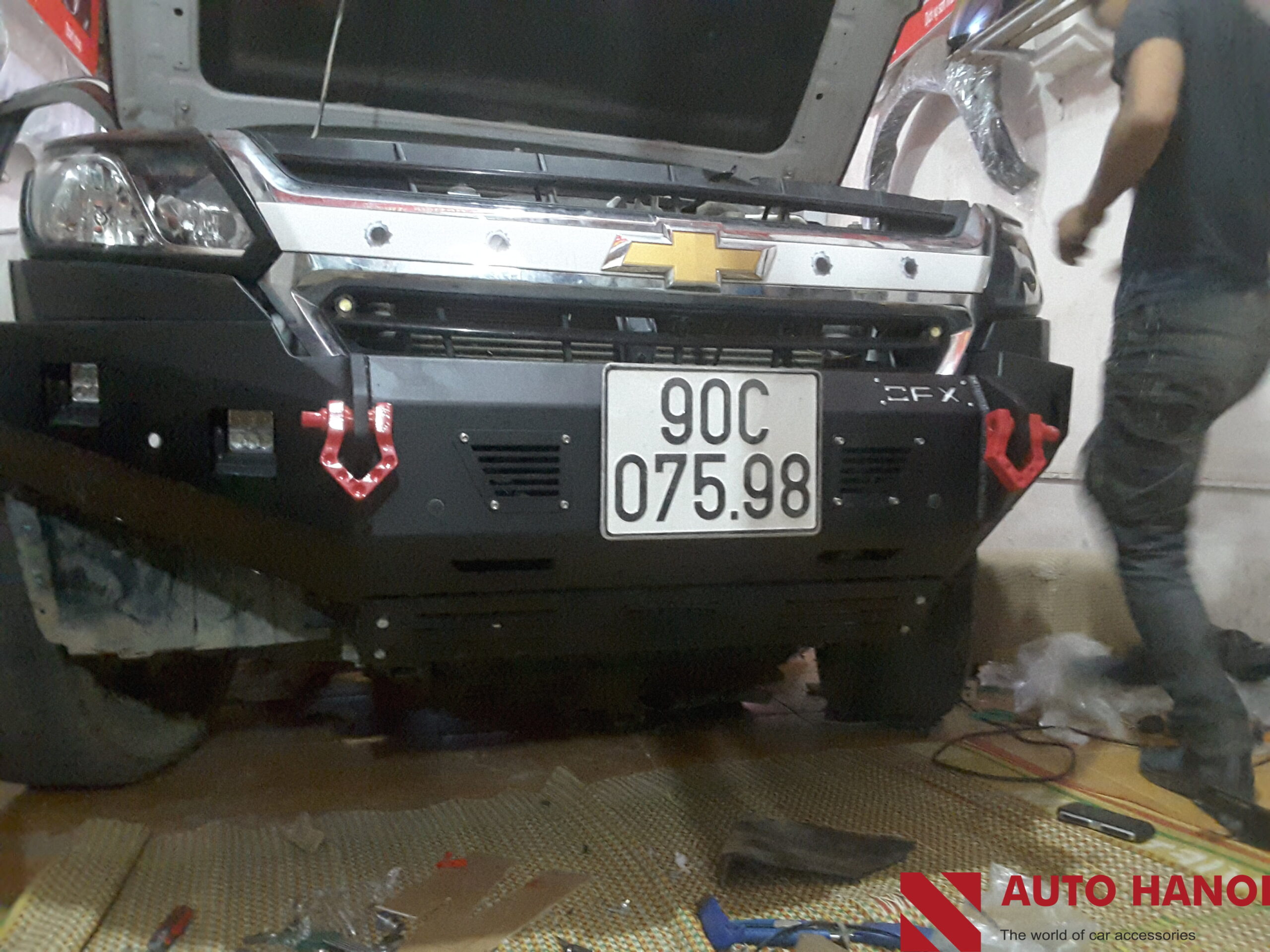 Mẫu Cản Trước Độ Dành Cho Xe Chevrolet Colorado Hãng OFF Road X Thái Lan