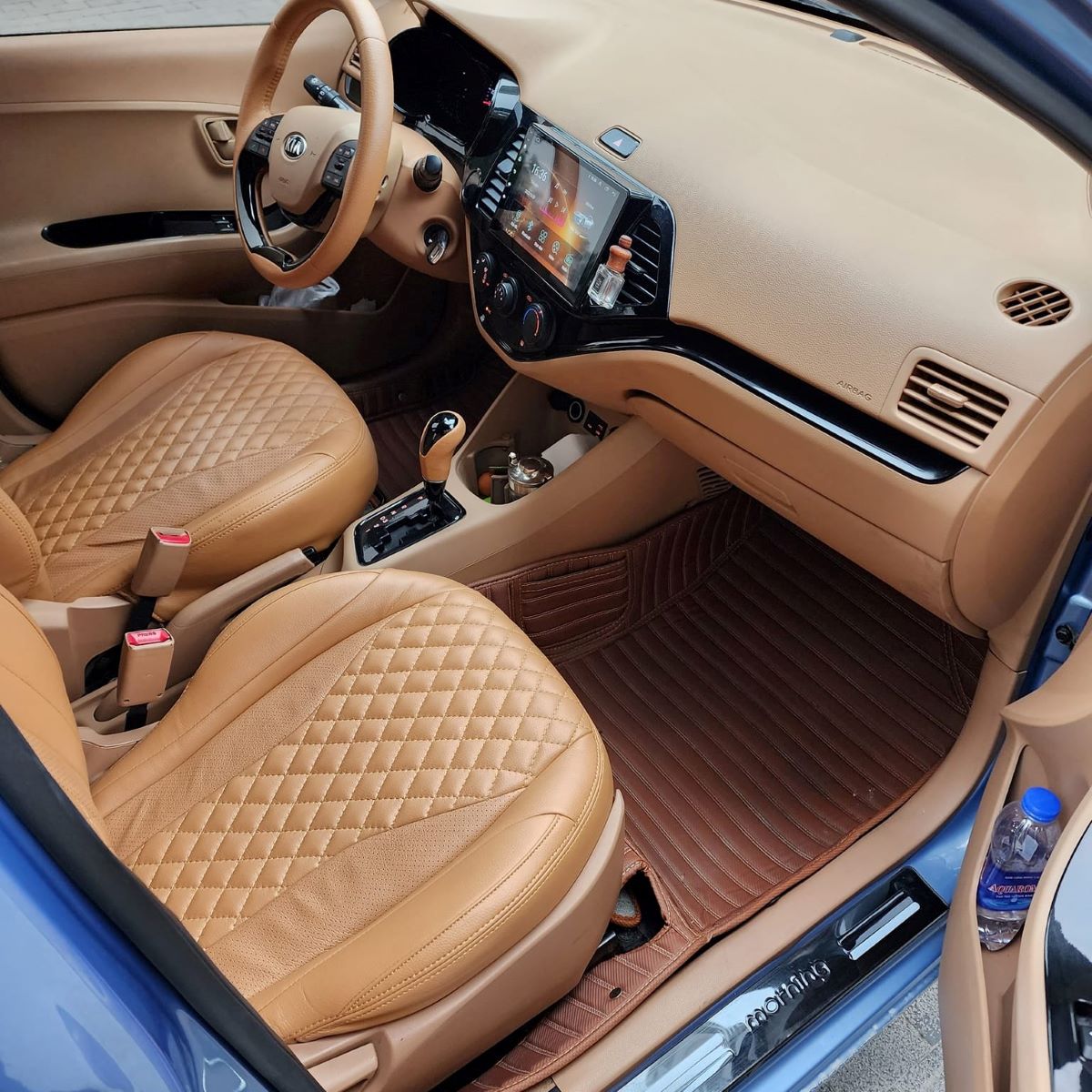 Bọc đệm ghế da công nghiệp Kia Morning