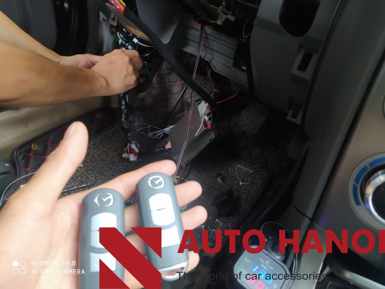 Độ startstop smarkey mazda 626