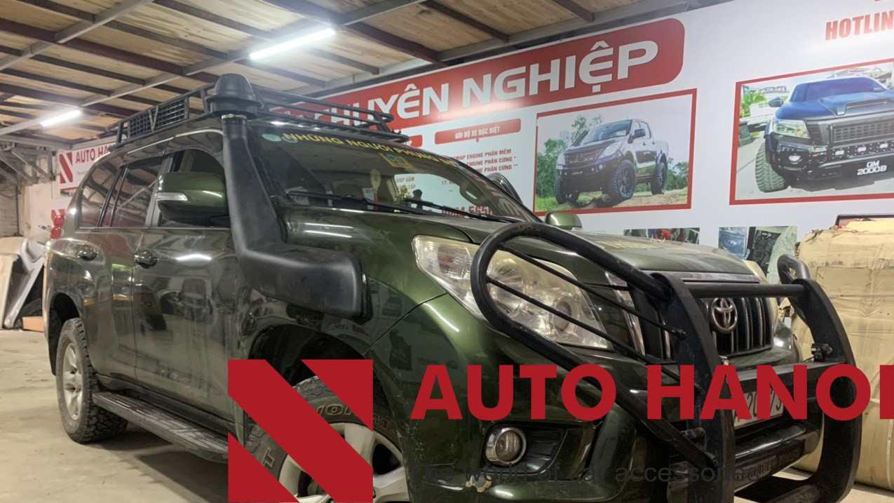 Độ ống thở cho Toyota land cruiser prado 2008-2013 - Ảnh 2