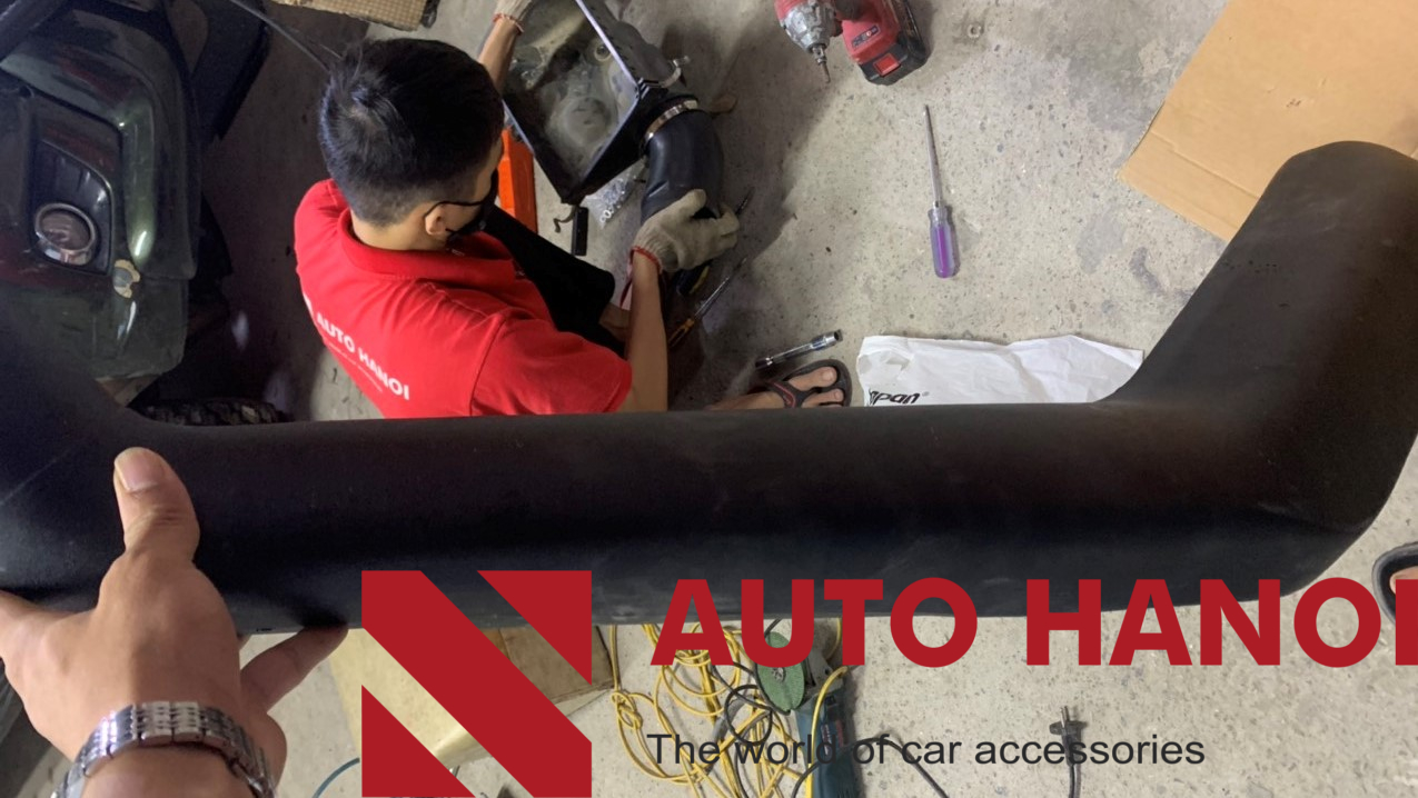 Độ ống thở cho Toyota land cruiser prado 2008-2013 - Ảnh 3