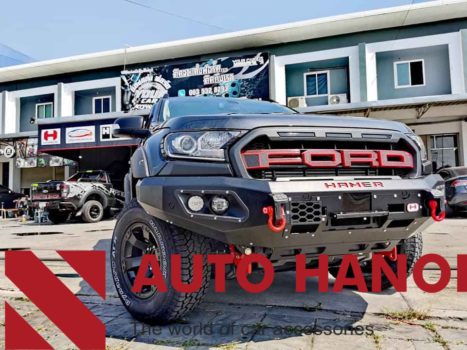 Cản Trước Độ Dành Cho Ranger Raptor, Wildtrak, XLT, XLS, Xl Mẫu Hammer