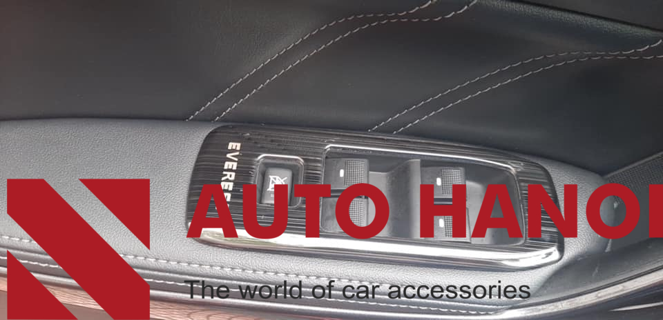 Bộ ốp nội thất, màng loa, tappi cửa vân xước Everest - Ảnh 3