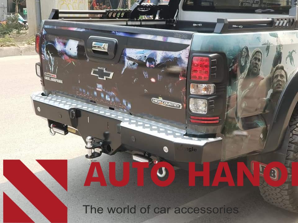 Mẫu Cản Sau Độ Lắp Xe Chevrolet Colorado Hãng Jungle Thái Lan