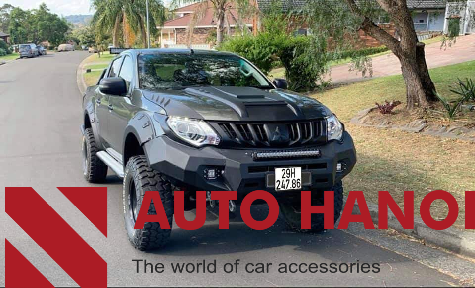 Mẫu Cản Trước Độ Lắp Xe Triton Nhãn Hiệu Rival Nga