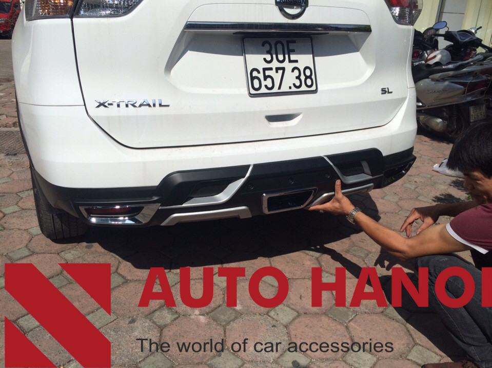 Ốp cản trước , sau Xtrail 2016 - Ảnh 3