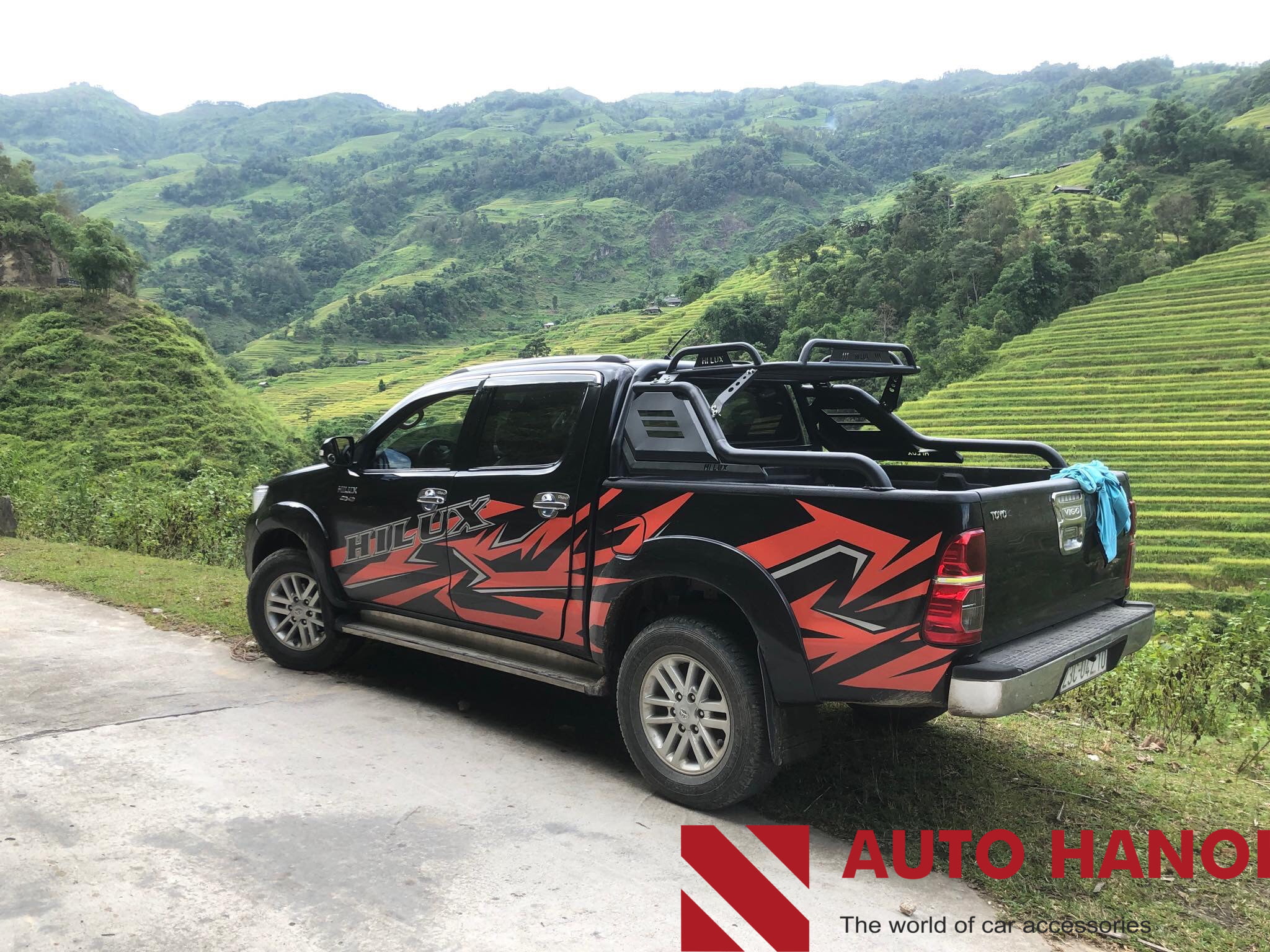 Thanh Thể Thao Và Giá Hàng Sắt Ống Lắp Xe Hilux