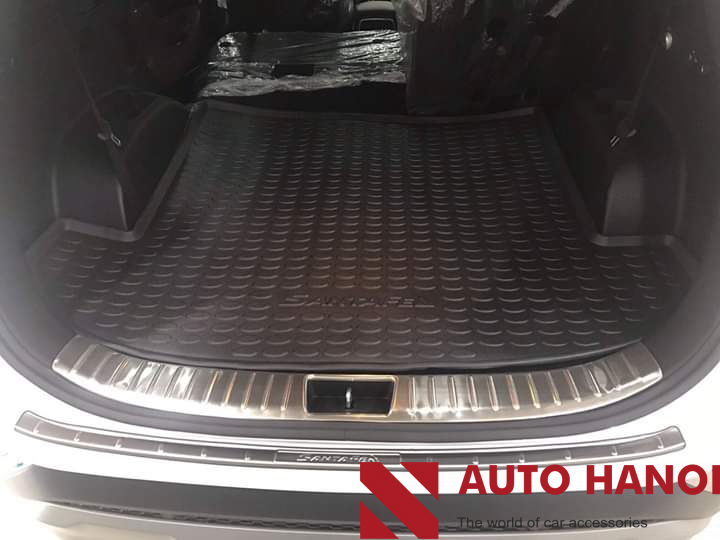 Chống Trầy Cốp Bằng Inox Xe Santafe 2019
