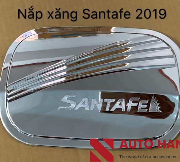 Ốp trang trí nắp bình xăng Santafe 2019