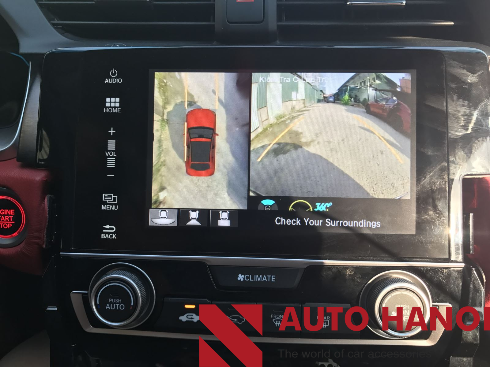 Camera 360 Cho Xe Honda Civic 2018