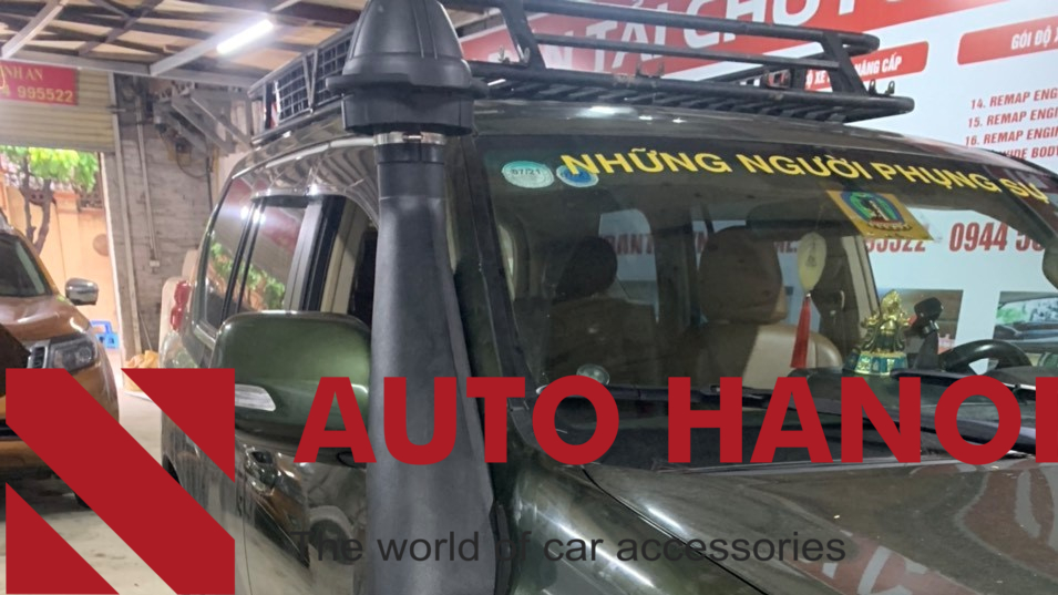 Độ ống thở cho Toyota land cruiser prado 2008-2013