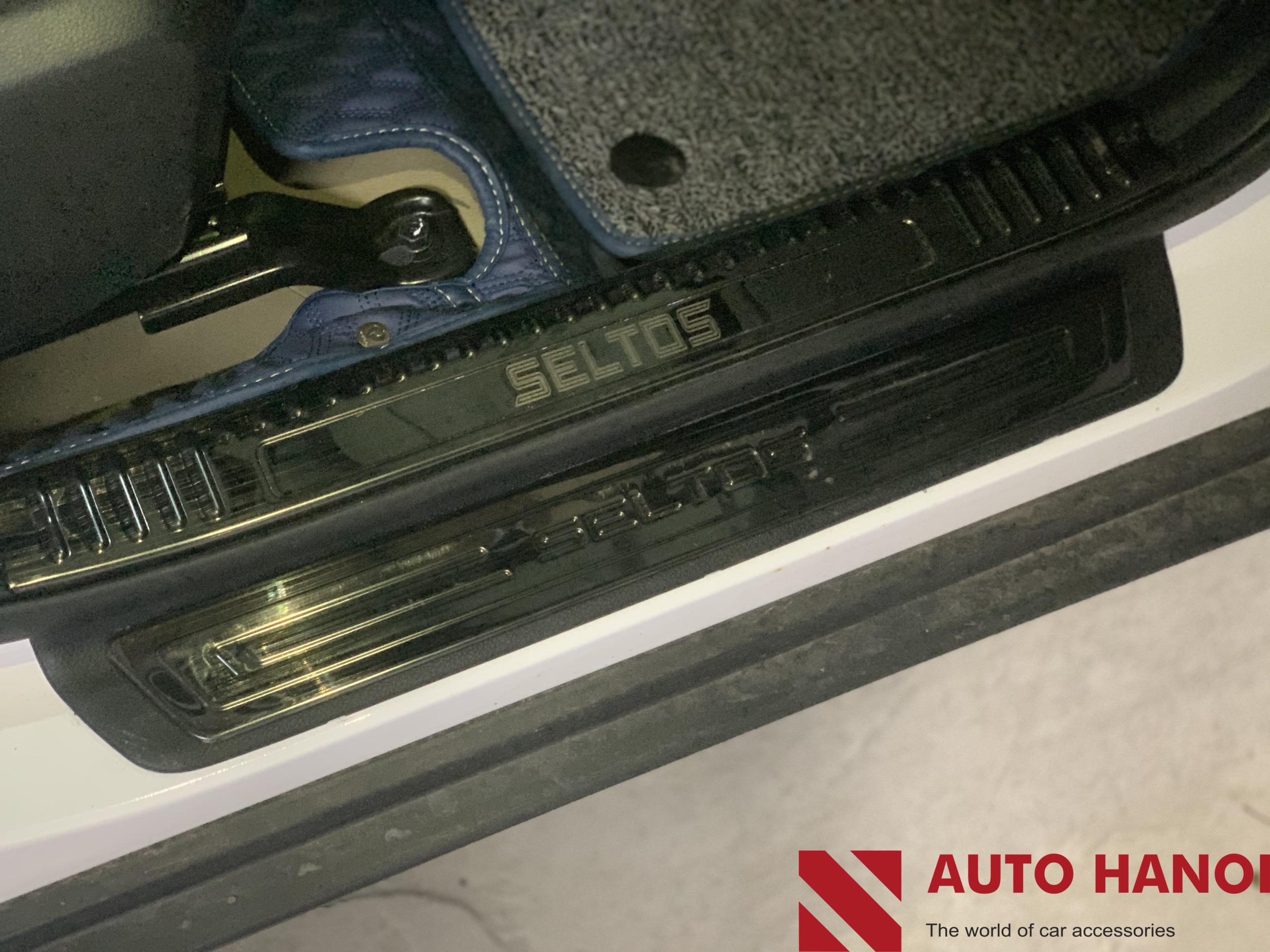 Nẹp Bước Chân Cánh Của Trong Và Ngoài Kia Seltos Màu Titan