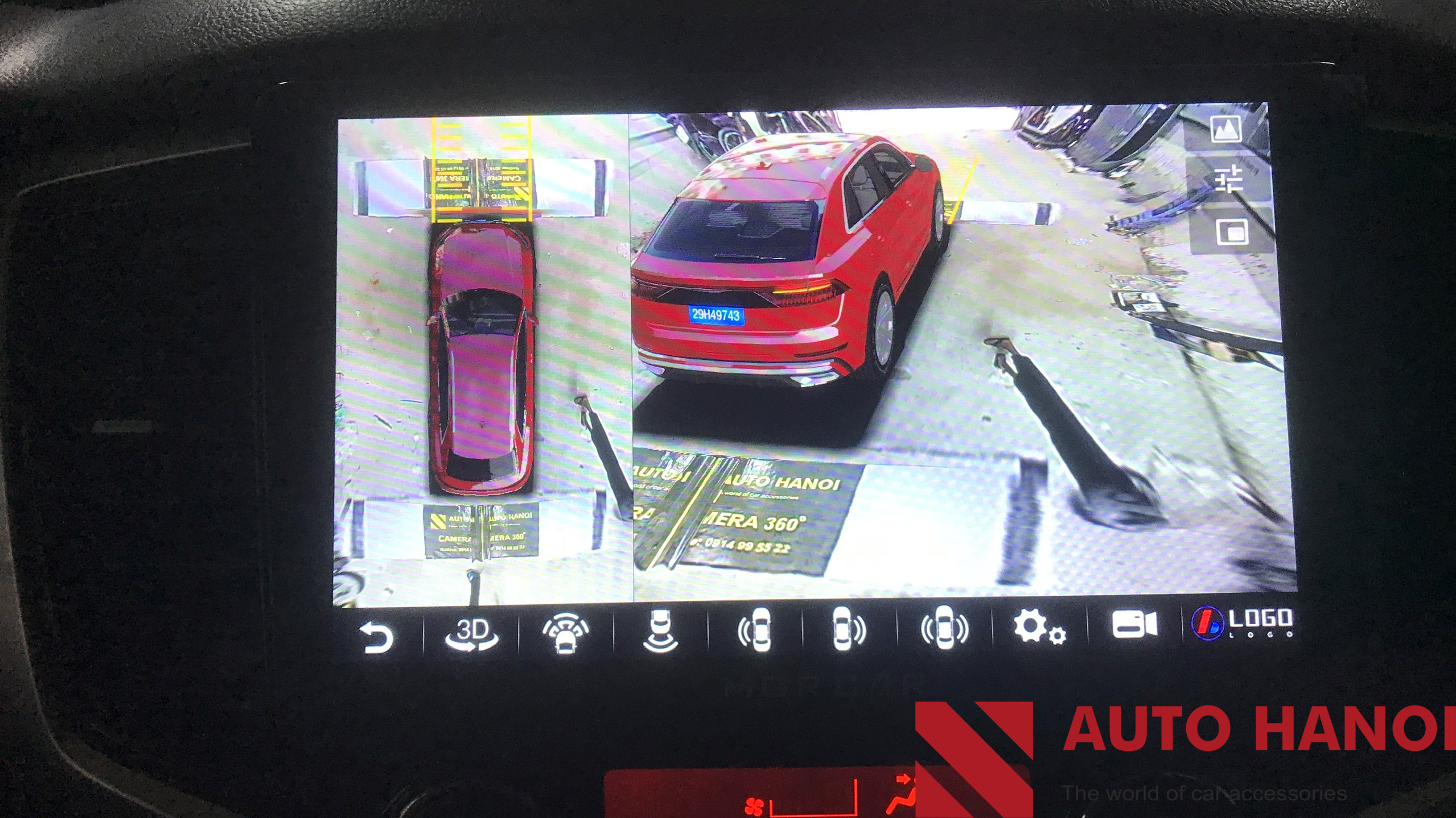 Màn hình Triton liền camera 360 hãng Morca cao cấp 3GBx32GBx8CPU - Ảnh 4