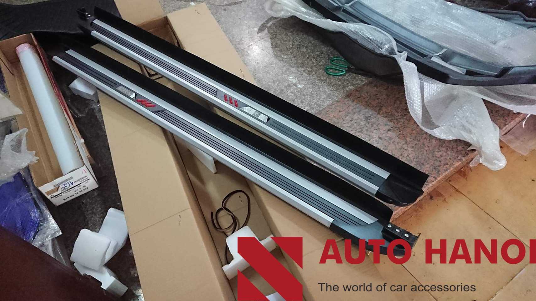 Bậc lên xuống Honda CRV